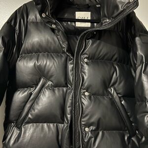 SAM Black Quilted Puffer Jacket